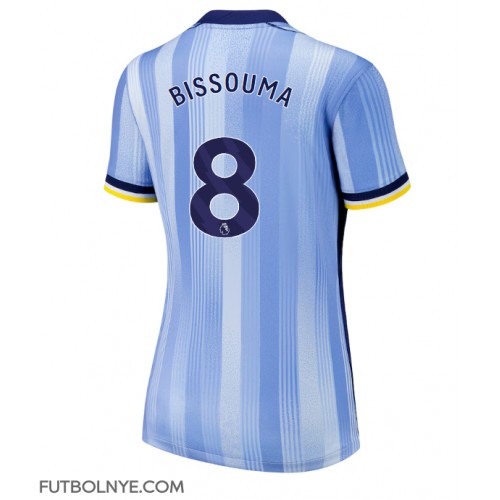 Camiseta Tottenham Hotspur Yves Bissouma #8 Visitante Equipación para mujer 2024-25 manga corta